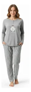 PACK 2 PIJAMA MUJER MANGA LARGA. PANTALON Y POLERA. OFERTA 420 - 2