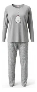 PACK 2 PIJAMA MUJER MANGA LARGA. PANTALON Y POLERA. OFERTA 420 - 3