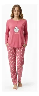 PACK 2 PIJAMA MUJER MANGA LARGA. PANTALON Y POLERA. OFERTA 420 - 6