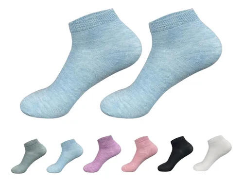 PACK 12 PARES CALCETA DEPORTIVA TOBILLERA HOMBRE MUJER 101 - 6