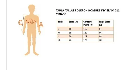 POLERON HOMBRE INVIERNO FORRO POLAR FASHION BB06 - 6