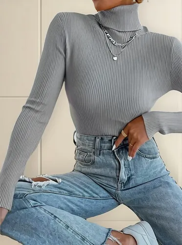 SWEATER BEATLE MUJER CUELLO ALTO OTOÑO INVIERNO 005 - 1