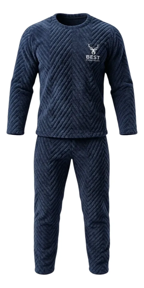 PIJAMA HOMBRE POLAR EXCELENTE CALIDAD, REGALO PARA PAPA 032 - 4