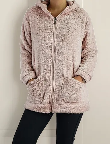 CHAQUETA VALLEY SHERPA MUJER CON GORRO. CORDERITO PELUDO 33 - 1