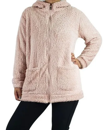 CHAQUETA VALLEY SHERPA MUJER CON GORRO. CORDERITO PELUDO 33 - 2