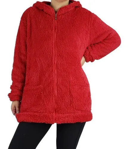 CHAQUETA VALLEY SHERPA MUJER CON GORRO. CORDERITO PELUDO 33 - 2