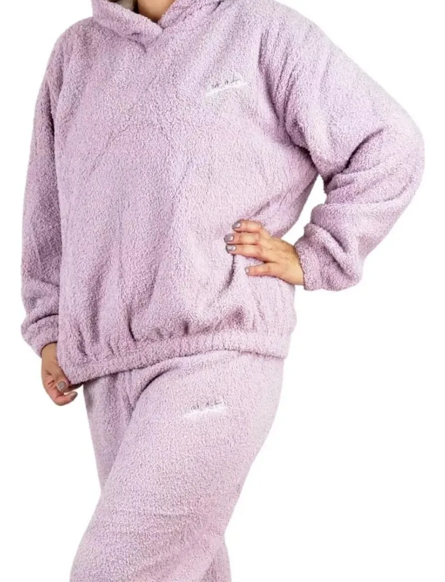 PIJAMA MUJER CORDERITO Y POLAR, CALIDAD PREMIUM INVIERNO 697 - 1