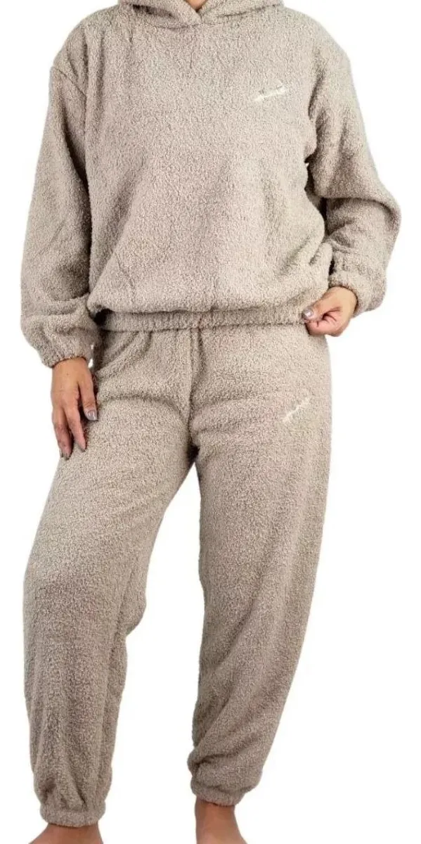 PIJAMA MUJER CORDERITO Y POLAR, CALIDAD PREMIUM INVIERNO 697 - 2