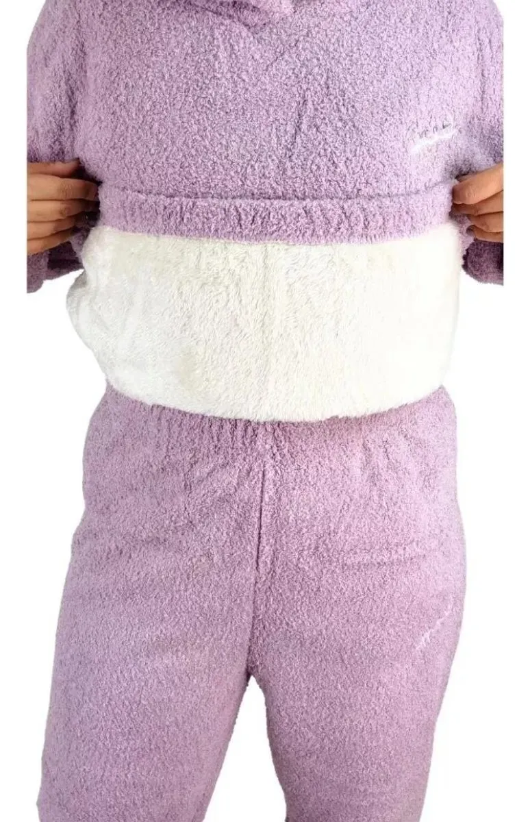 PIJAMA MUJER CORDERITO Y POLAR, CALIDAD PREMIUM INVIERNO 697 - 3