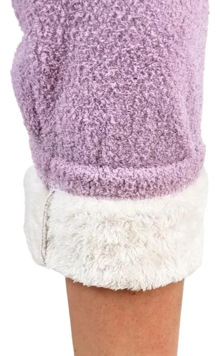 PIJAMA MUJER CORDERITO Y POLAR, CALIDAD PREMIUM INVIERNO 697 - 4