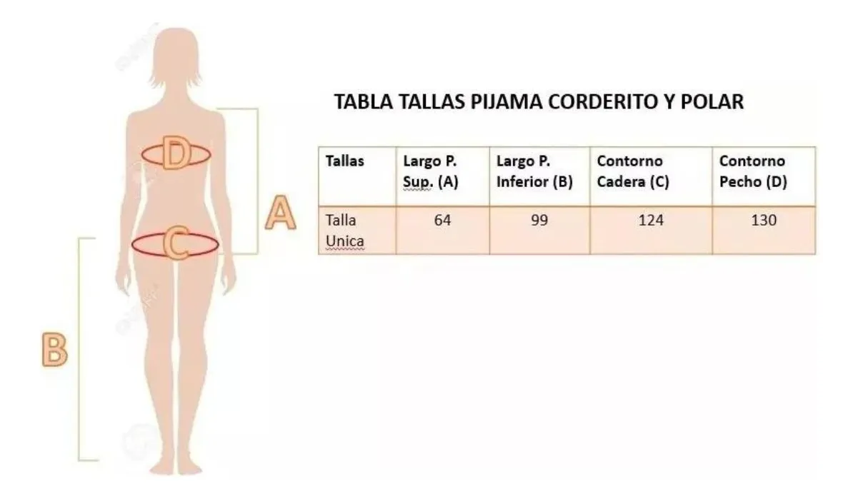 PIJAMA MUJER CORDERITO Y POLAR, CALIDAD PREMIUM INVIERNO 697 - 5
