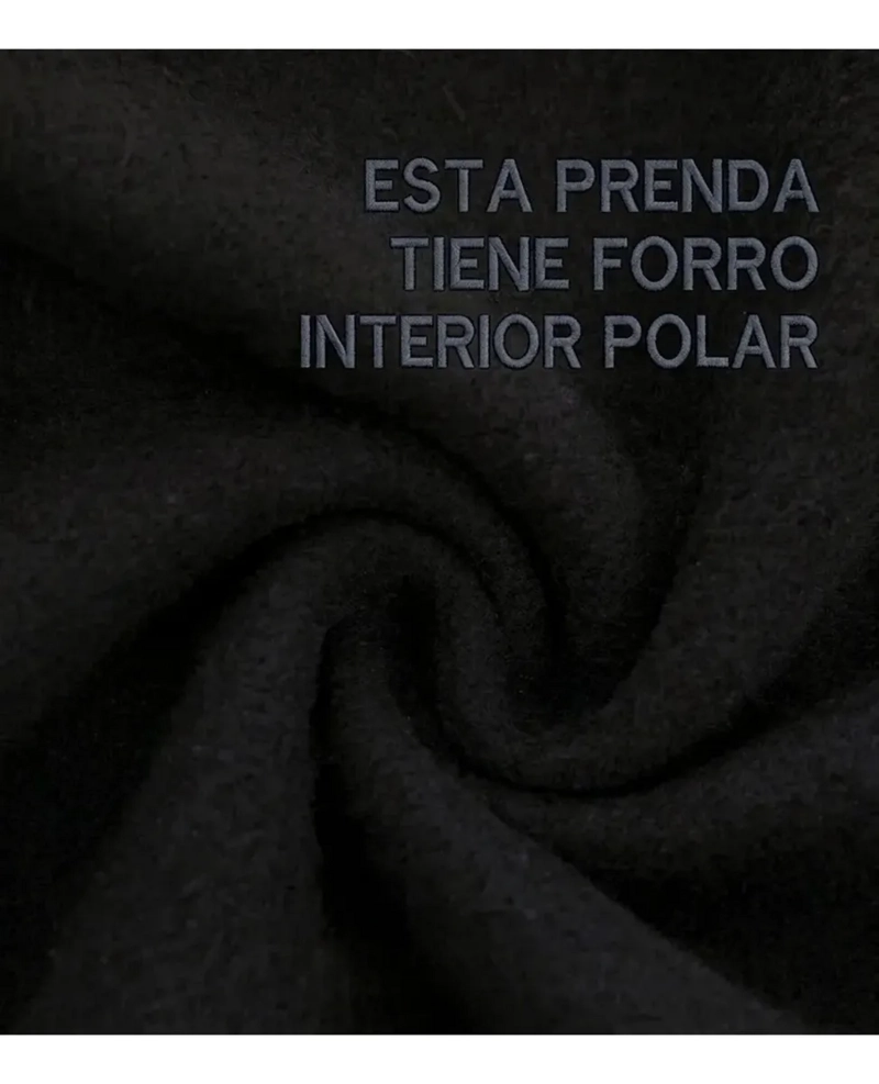 PANTALON JOGGER BUZO HOMBRE ALGODON FORRO POLAR, RECTO 006 - 6