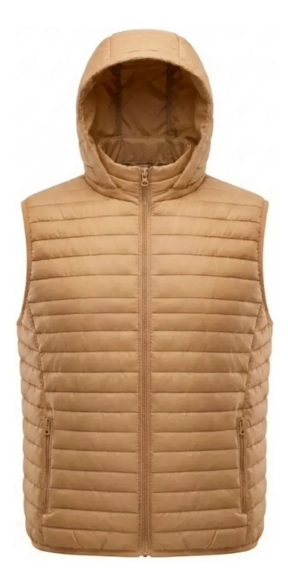 PARKA SIN MANGAS HOMBRE. CHAQUETA PREMIUM EXCELENTE CALIDAD H72 - 4