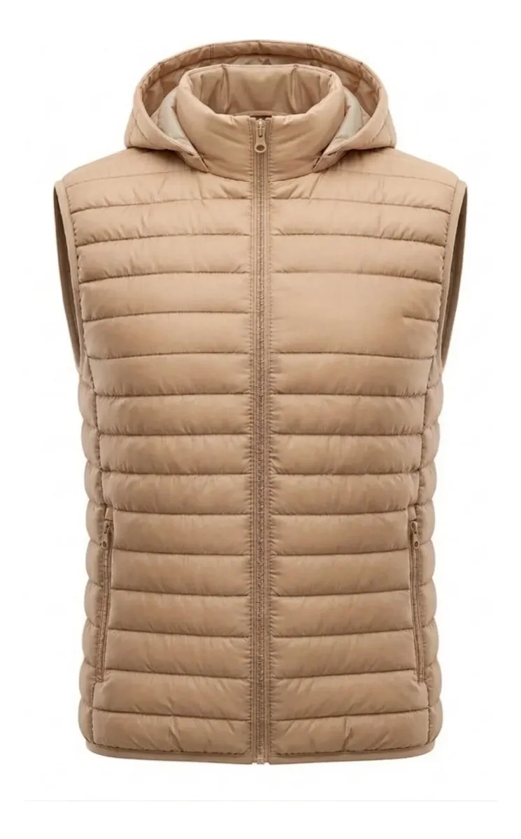 PARKA SIN MANGAS HOMBRE. CHAQUETA PREMIUM EXCELENTE CALIDAD H72 - 5