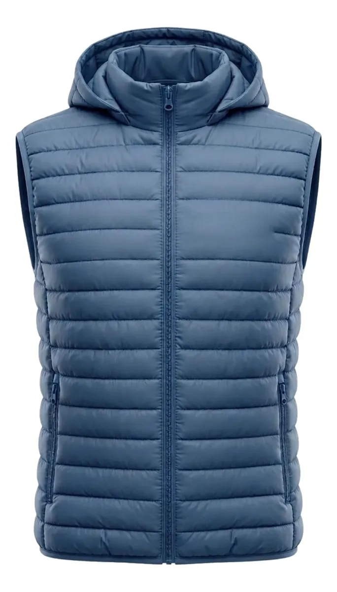PARKA SIN MANGAS HOMBRE. CHAQUETA PREMIUM EXCELENTE CALIDAD H72 - 6