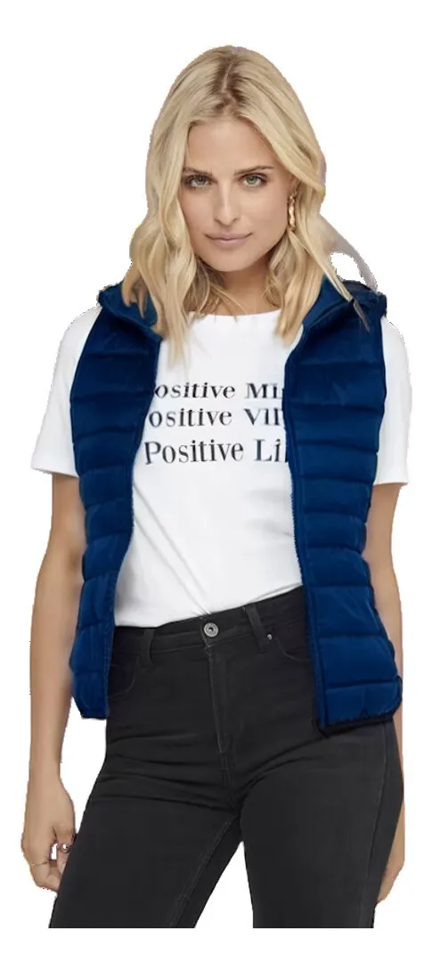 PARKA SIN MANGAS MUJER. CHAQUETA PREMIUM EXCELENTE CALIDAD H62 - 1