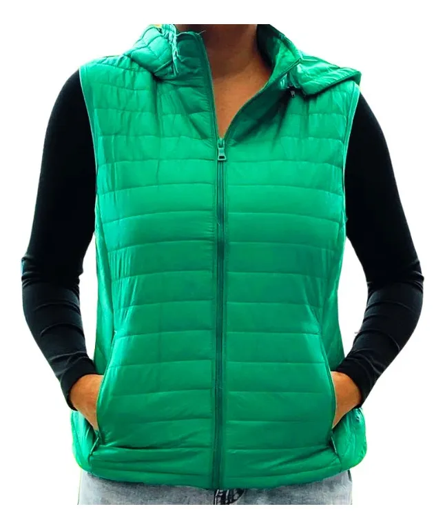 PARKA SIN MANGAS MUJER. CHAQUETA PREMIUM EXCELENTE CALIDAD H62 - 1