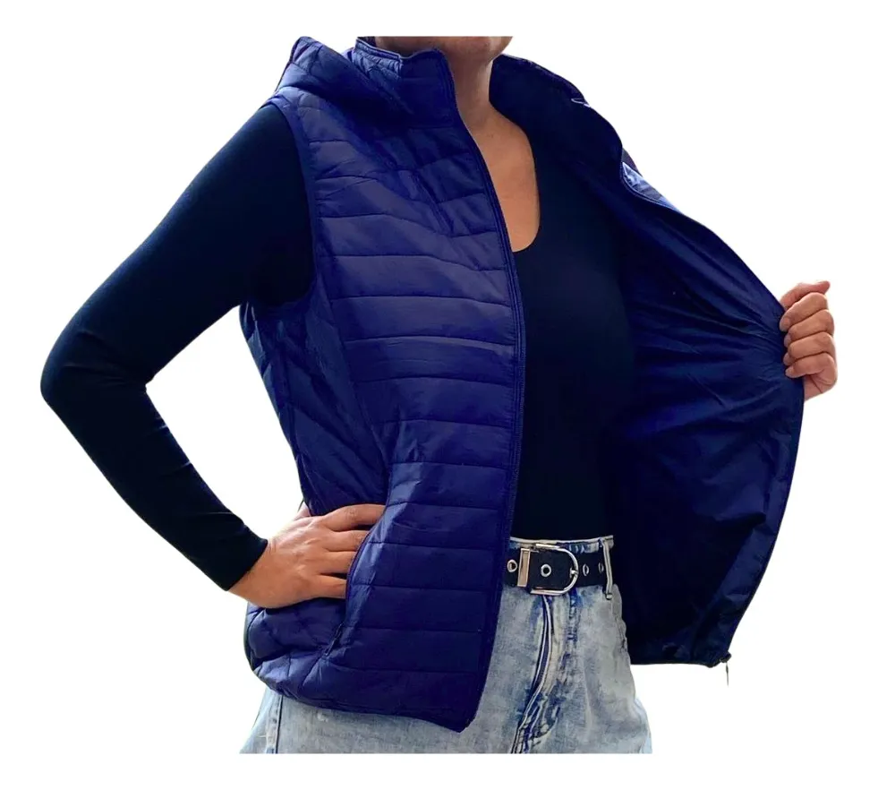 PARKA SIN MANGAS MUJER. CHAQUETA PREMIUM EXCELENTE CALIDAD H62 - 2