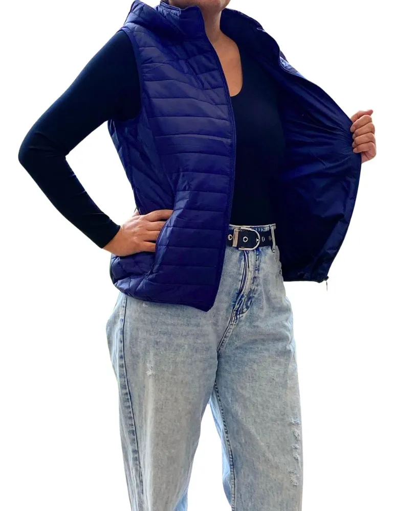 PARKA SIN MANGAS MUJER. CHAQUETA PREMIUM EXCELENTE CALIDAD H62 - 3