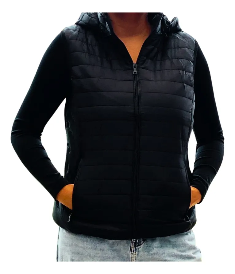 PARKA SIN MANGAS MUJER. CHAQUETA PREMIUM EXCELENTE CALIDAD H62 - 4