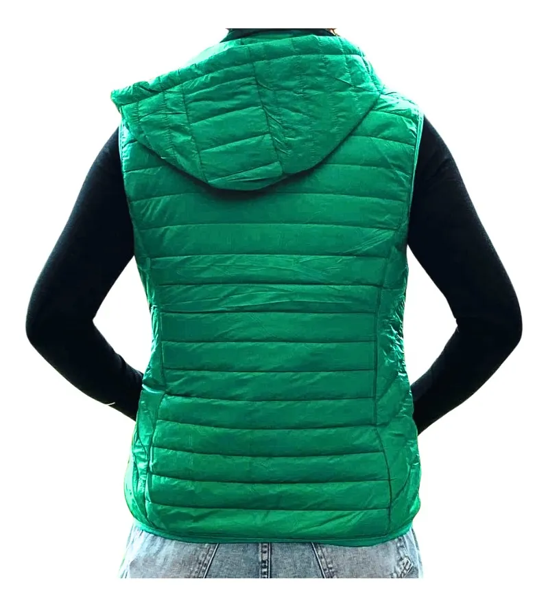 PARKA SIN MANGAS MUJER. CHAQUETA PREMIUM EXCELENTE CALIDAD H62 - 4