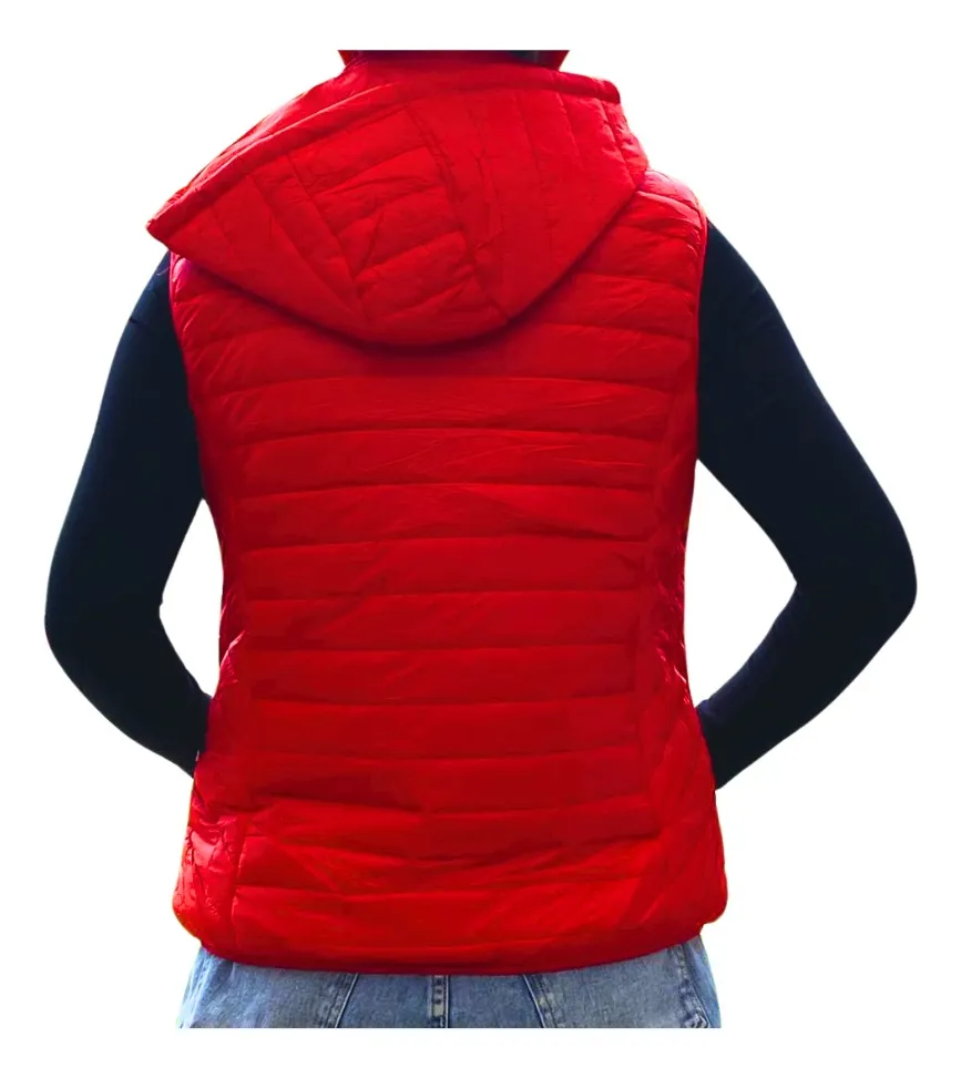 PARKA SIN MANGAS MUJER. CHAQUETA PREMIUM EXCELENTE CALIDAD H62 - 4