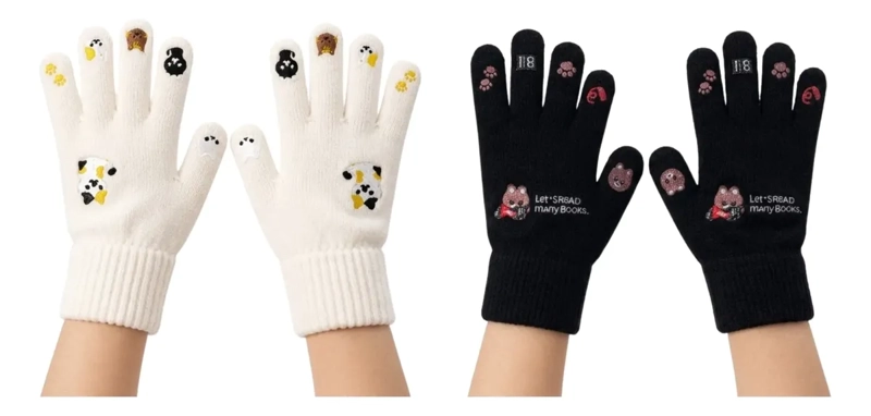 PACK 2 PARES GUANTES POLAR INVIERNO NIÑOS Y NIÑAS SUAVE - 2