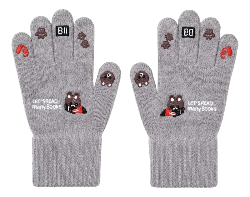PACK 2 PARES GUANTES POLAR INVIERNO NIÑOS Y NIÑAS SUAVE - 3