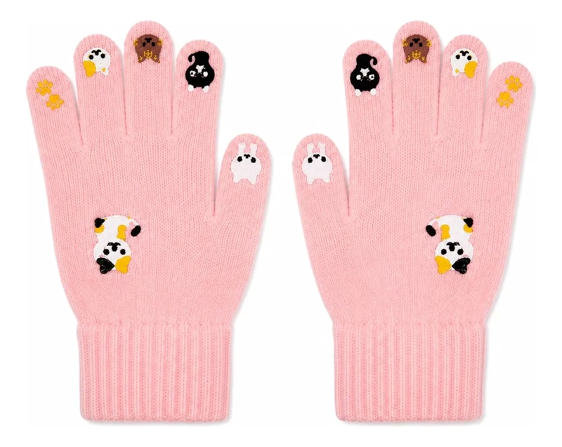 PACK 2 PARES GUANTES POLAR INVIERNO NIÑOS Y NIÑAS SUAVE - 6