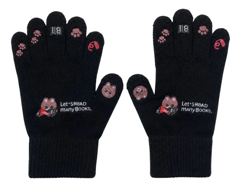 PACK 2 PARES GUANTES POLAR INVIERNO NIÑOS Y NIÑAS SUAVE - 7