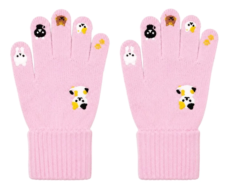 PACK 2 PARES GUANTES POLAR INVIERNO NIÑOS Y NIÑAS SUAVE - 8