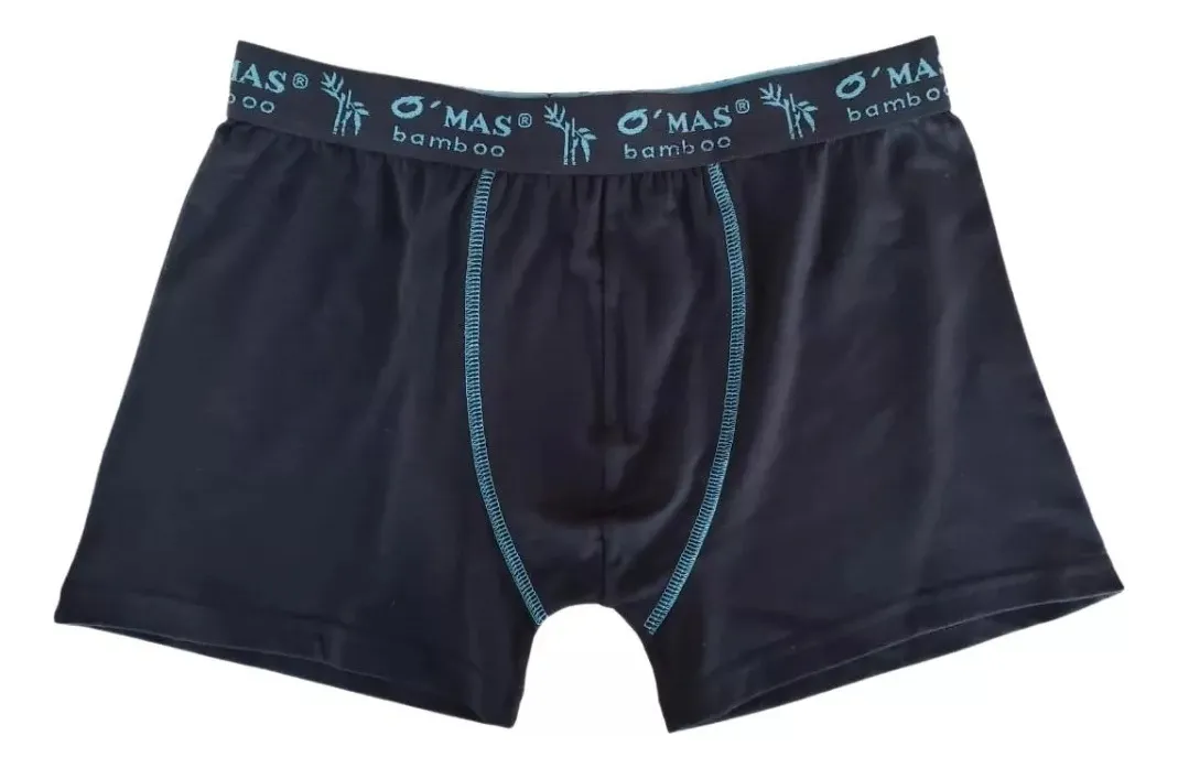 PACK 2 BOXER HOMBRE BAMBOO CALZONCILLO LISO ROPA INTERIOR 340 - 2