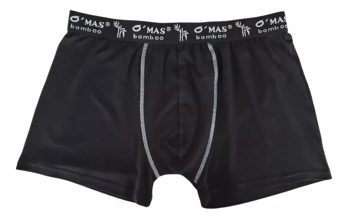 PACK 2 BOXER HOMBRE BAMBOO CALZONCILLO LISO ROPA INTERIOR 340 - 3