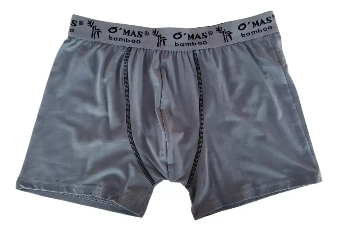 PACK 2 BOXER HOMBRE BAMBOO CALZONCILLO LISO ROPA INTERIOR 340 - 4