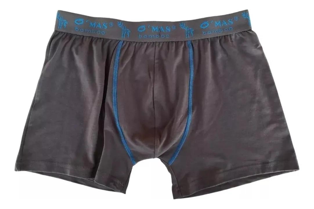 PACK 2 BOXER HOMBRE BAMBOO CALZONCILLO LISO ROPA INTERIOR 340 - 5