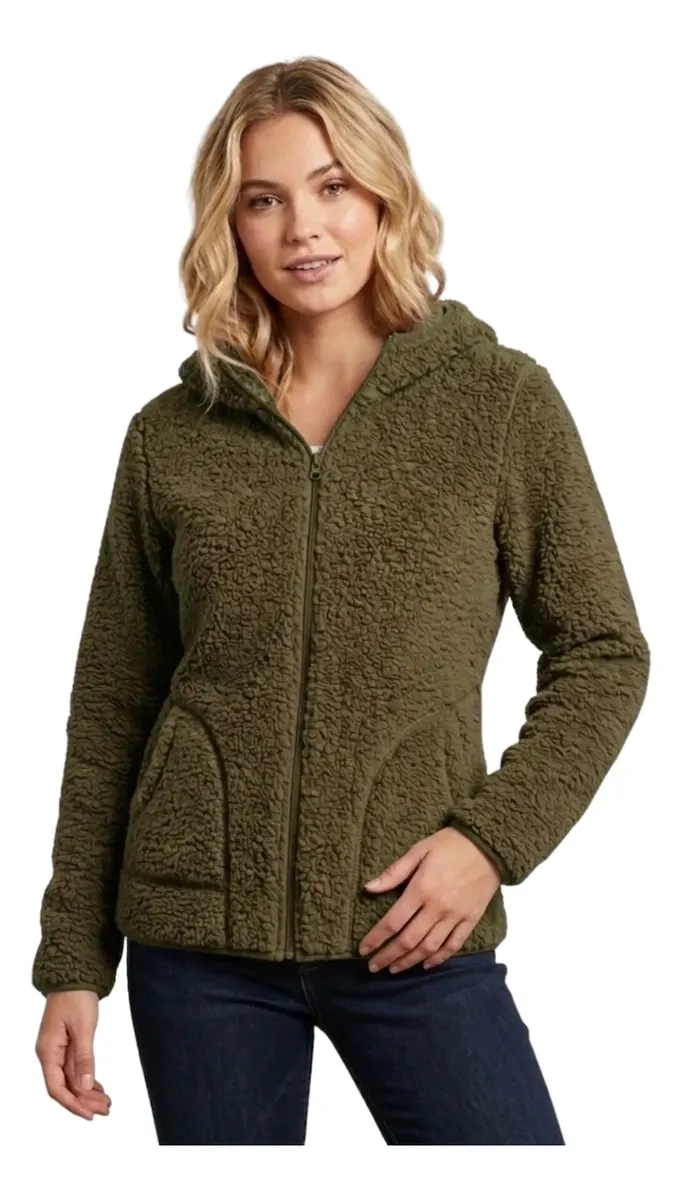 POLERON POLAR CORDERITO, PELUDO MUJER INVIERNO COLORES 999 - 1