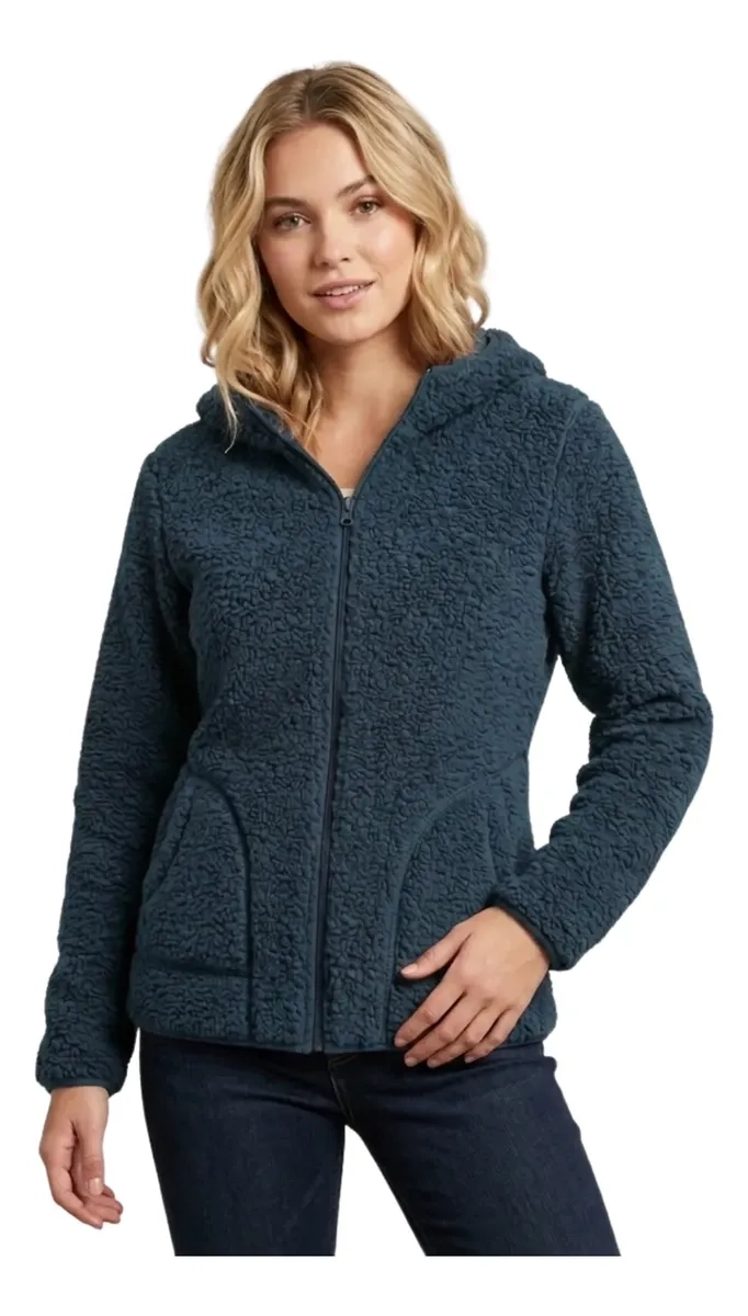 POLERON POLAR CORDERITO, PELUDO MUJER INVIERNO COLORES 999 - 1