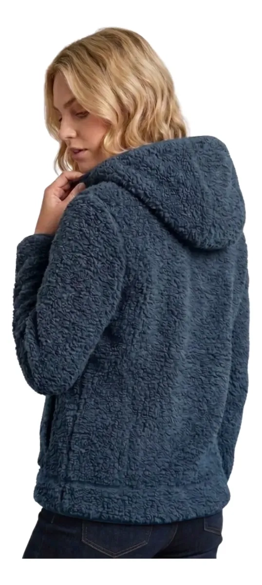 POLERON POLAR CORDERITO, PELUDO MUJER INVIERNO COLORES 999 - 2