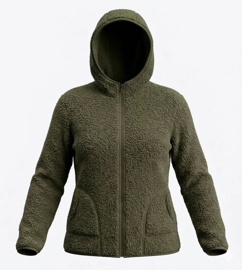 POLERON POLAR CORDERITO, PELUDO MUJER INVIERNO COLORES 999 - 4