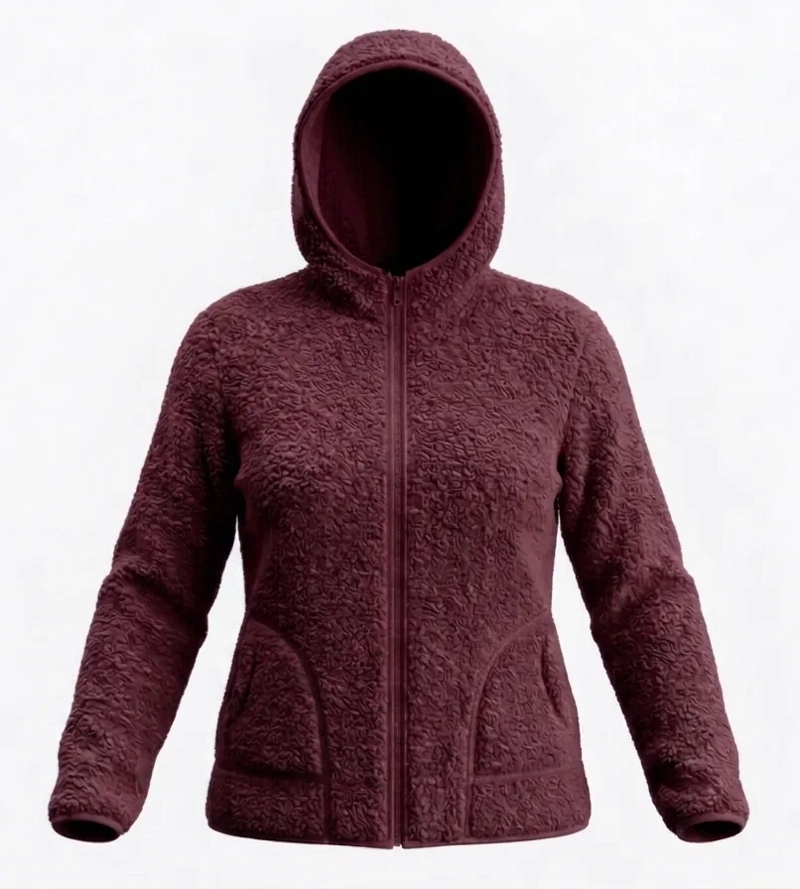POLERON POLAR CORDERITO, PELUDO MUJER INVIERNO COLORES 999 - 4