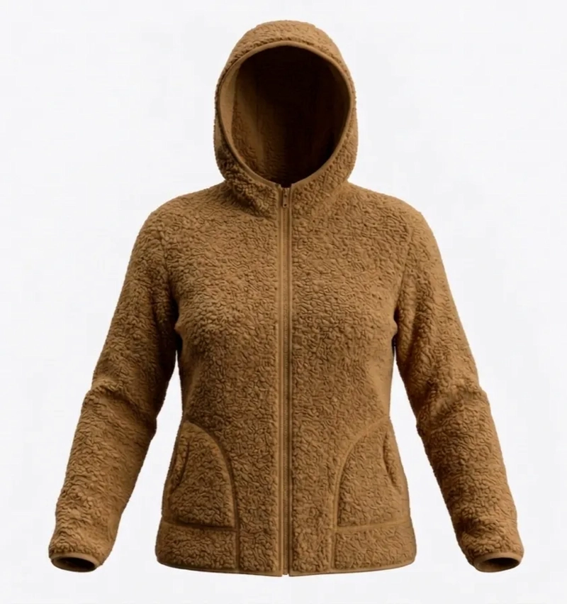 POLERON POLAR CORDERITO, PELUDO MUJER INVIERNO COLORES 999 - 4