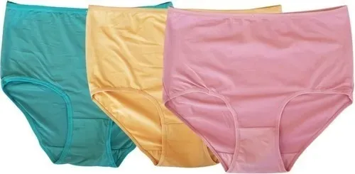 PACK 3 CALZON ALTO MUJER ALGODON. COLORES SURTIDOS. COTTON 417 - 2