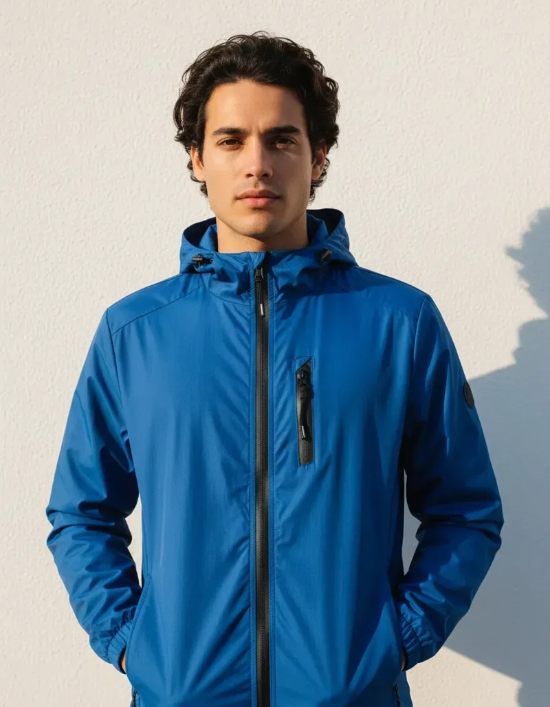 CHAQUETA DEPORTIVA CORTA VIENTO IMPERMEABLE. PARKA LIVIANA 283 - 1