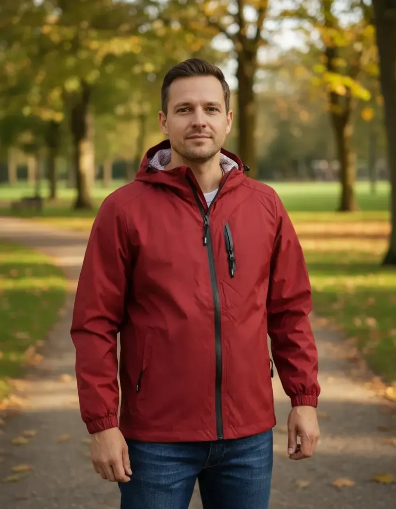 CHAQUETA DEPORTIVA CORTA VIENTO IMPERMEABLE. PARKA LIVIANA 283 - 1