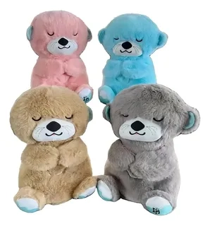 PELUCHE KAWAII RELAJA ALIVIA ANSIEDAD. JUGUETE LUZ Y SONIDO. NUTRIA. - 6