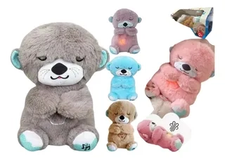 PELUCHE KAWAII RELAJA ALIVIA ANSIEDAD. JUGUETE LUZ Y SONIDO. NUTRIA. - 7
