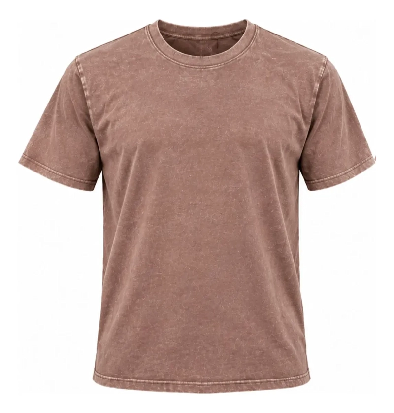 POLERA ESTILO WASHED, DESLAVADA VINTAGE, 100% ALGODON UNISEX 7002 - 6