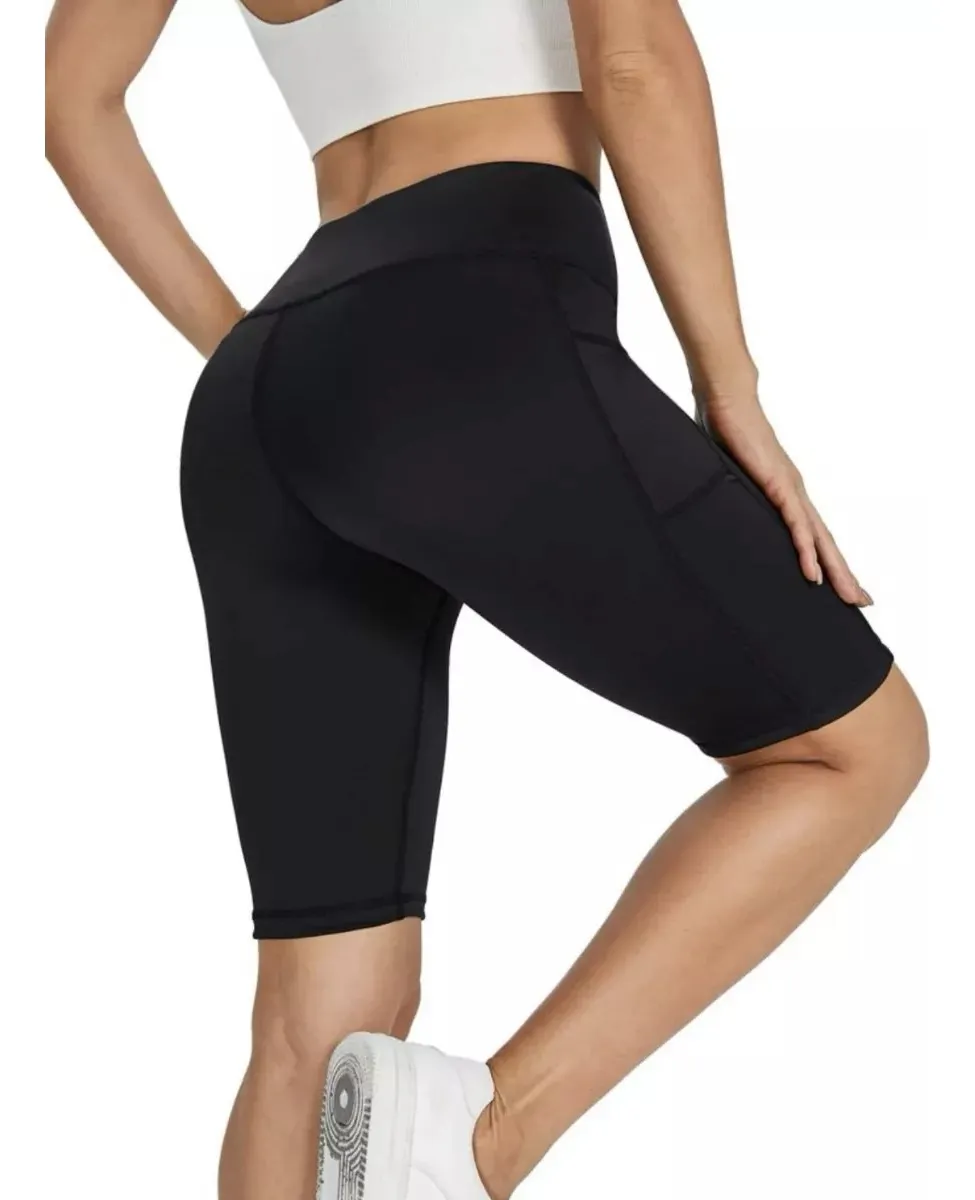 CALZA CORTA SHORT DEPORTIVO LYCRA SIN BOLSILLO  PREMIUM 013 - 4