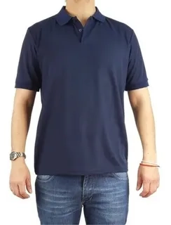 POLERA PIQUE HOMBRE PREMIUM TEXTURA SUAVE. 3 BOTONES UV .M16 *001 - 3