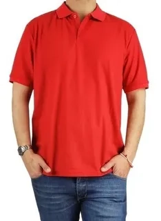 POLERA PIQUE HOMBRE PREMIUM TEXTURA SUAVE. 3 BOTONES UV .M16 *001 - 3